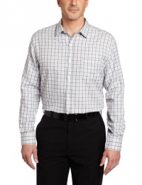 John Henry Men's Long Sleeve Bold Twill Gingh John Henry Men's Long Sleeve Bold Twill Gingh