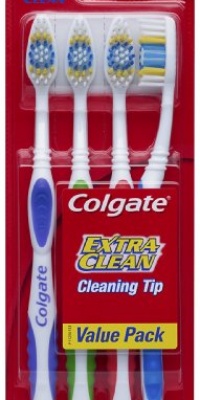 Colgate Extra Clean Full Head, Medium Toothbrush, 4-Count (Pack of 3) Colgate Extra Clean Full Head, Medium Toothbrush, 4-Count (Pack of 3)