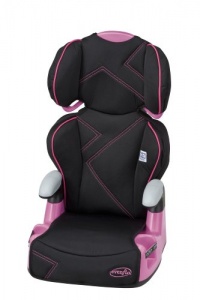 Evenflo AMP High Back Car Seat Booster, Pink Angles Evenflo AMP High Back Car Seat Booster, Pink Angles