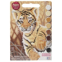 Dimensions Needlecrafts Paintworks Paint By Number, Tiger Cub Dimensions Needlecrafts Paintworks Paint By Number, Tiger Cub