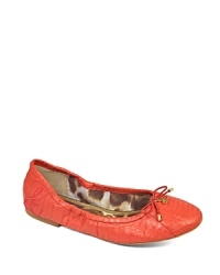 Sam Edelman has packed a sleek dose of style into refined ballet flats; gold logo accents lend them extra luxe. Sam Edelman has packed a sleek dose of style into refined ballet flats; gold logo accents lend them extra luxe.