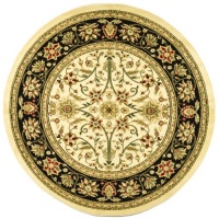 Safavieh Lyndhurst Collection LNH212B Ivory and Black Round Area Rug, 5-Feet 3-Inch Safavieh Lyndhurst Collection LNH212B Ivory and Black Round Area Rug, 5-Feet 3-Inch
