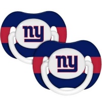 NFL New York Giants 2 Pack Pacifier NFL New York Giants 2 Pack Pacifier