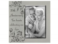 Malden 25th Anniversary Two Hearts Celebrating one Love Frame, 4 by 6-Inch Malden 25th Anniversary Two Hearts Celebrating one Love Frame, 4 by 6-Inch