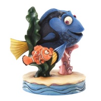 Jim Shore Disney Traditions Nemo and Dory Figurine, 5.375-Inch