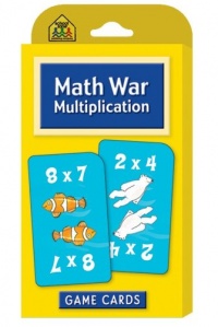 Math War Multiplication Game Cards Math War Multiplication Game Cards