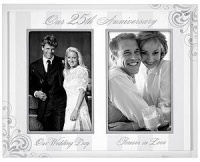Malden Our 25th Anniversary 2-Step Storyboard Frame, with 2-Openings, 4 by 6-Inch Malden Our 25th Anniversary 2-Step Storyboard Frame, with 2-Openings, 4 by 6-Inch