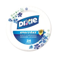 Dixie® 10 1/16? Plates, 24 Ct. Dixie® 10 1/16? Plates, 24 Ct.