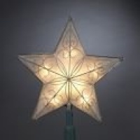 Kurt Adler 8-1/2-Inch Indoor UL Star Treetop Kurt Adler 8-1/2-Inch Indoor UL Star Treetop