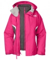 The North Face Girls' Boundary Triclimate Jacket - Passion Pink - Medium