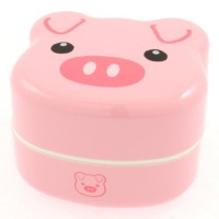 Kotobuki 2-Tiered Bento Box, Piggy Kotobuki 2-Tiered Bento Box, Piggy