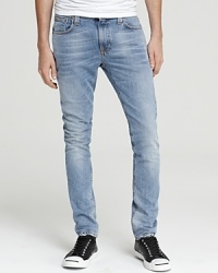 A classic pair faded for that tried-and-true look and tailored for a modern slim fit - your new favorite go-to jeans.
