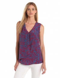 Rachel Roy Collection Women's Geo Batik Print Cascade Cami