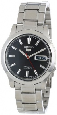 Seiko Men's SNK795 Seiko 5 Automatic Black Dial Stainless Steel Bracelet Watch