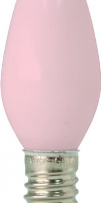 GE 26222 4-Watt 14-Lumen C7 Night Light Bulb, Pink, 2-Pack GE 26222 4-Watt 14-Lumen C7 Night Light Bulb, Pink, 2-Pack