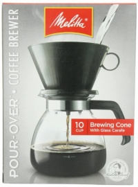 Melitta Cone Filter Coffeemaker 10 Cup, 1-Count Melitta Cone Filter Coffeemaker 10 Cup, 1-Count