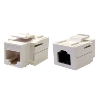 CAT5E, RJ45 Inline Keystone Coupler, White Color CAT5E, RJ45 Inline Keystone Coupler, White Color