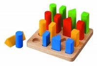 Plan Toy Geometric Peg Board Plan Toy Geometric Peg Board