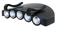 Norlite 08-NCAP 5 LED Clip On Cap Light, Black Norlite 08-NCAP 5 LED Clip On Cap Light, Black