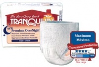 Tranquility Premium Overnight Disposable Underwear, Medium Tranquility Premium Overnight Disposable Underwear, Medium