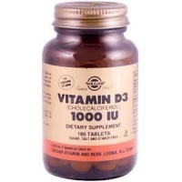 Solgar - Vitamin D3 1000iu, 1000, 180 tablets