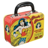 Vandor 75270 Wonder Woman Small Tin Tote, Multicolored Vandor 75270 Wonder Woman Small Tin Tote, Multicolored