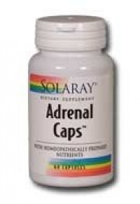 Solaray - Adrenal Caps, 60 capsules
