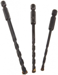DEWALT DW2571 3 Piece Rotary Masonry Drill Bit Set DEWALT DW2571 3 Piece Rotary Masonry Drill Bit Set