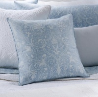 Lauren by Ralph Lauren Spring Hill Bedding Blue Floral Scroll 18 x 18 in. Throw Pillow Lauren by Ralph Lauren Spring Hill Bedding Blue Floral Scroll 18 x 18 in. Throw Pillow