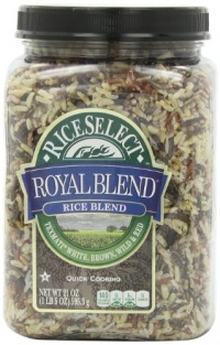 RiceSelect Royal Blend, Texmati White, Brown, Wild, & Red Rice, 21-Ounce Jars (Pack of 4) RiceSelect Royal Blend, Texmati White, Brown, Wild, & Red Rice, 21-Ounce Jars (Pack of 4)
