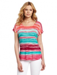 Ella Moss Women's Sunrise Tee, Pink, Large Ella Moss Women's Sunrise Tee, Pink, Large