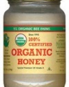 YS Organic Bee Farms CERTIFIED ORGANIC RAW HONEY 100% CERTIFIED ORGANIC HONEY Raw, Unprocessed, Unpasteurized - Kosher 32oz