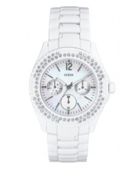 A luxe take on a minimalist timepiece look, by GUESS. A luxe take on a minimalist timepiece look, by GUESS.