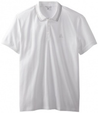Calvin Klein Sportswear Men's Short Sleeve Logo 3 Button Pique Polo Calvin Klein Sportswear Men's Short Sleeve Logo 3 Button Pique Polo