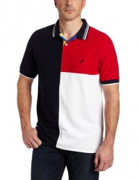 Nautica Men's Short Sleeve Colorblock Polo Nautica Men's Short Sleeve Colorblock Polo