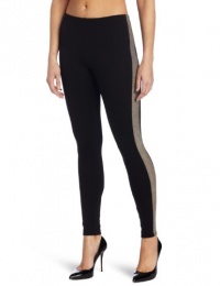 Only Hearts Women's Tuxedo Stripe Legging, Black/Goldstone/X-Small Only Hearts Women's Tuxedo Stripe Legging, Black/Goldstone/X-Small