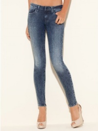 GUESS Power Skinny Jeans with Zip in Loud Wash GUESS Power Skinny Jeans with Zip in Loud Wash