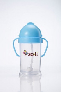 ZoLi BOT XL Straw Sippy Cup (Blue) - 9 oz.