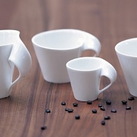 Wake up in style with this designer coffee series from Villeroy & Boch. These stylish mugs look like works of modern art, but are actually functional pieces that make getting up in the morning just a little more worth while. Complete with matching party plate-sized to hold a small treat. This cool collection is perfect for morning, noon or night. Microwave and dishwasher safe. Wake up in style with this designer coffee series from Villeroy & Boch. These stylish mugs look like works of modern art, but are actually functional pieces that make getting up in the morning just a little more worth while. Complete with matching party plate-sized to hold a small treat. This cool collection is perfect for morning, noon or night. Microwave and dishwasher safe.