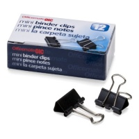Officemate OIC Mini Binder Clips, Black, 144 Pack (12 Boxes of 1 Dozen Each) (99010) Officemate OIC Mini Binder Clips, Black, 144 Pack (12 Boxes of 1 Dozen Each) (99010)