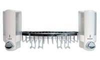 Better Living AVIVA Dispenser Shower Basket, Chrome Better Living AVIVA Dispenser Shower Basket, Chrome