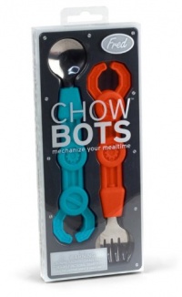 Fred & Friends Chowbots Kid'S Utensils Fred & Friends Chowbots Kid'S Utensils