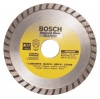 Bosch DB4542 Premium Plus 4-1/2-Inch Dry Cutting Turbo Continuous Rim Diamond Saw Blade with 7/8-Inch Arbor for Masonry