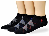 Polo Ralph Lauren Cotton Argyle Socks 3 Pair Sz 10-13 827024PK (Black) Polo Ralph Lauren Cotton Argyle Socks 3 Pair Sz 10-13 827024PK (Black)