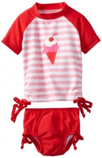 i Play Short Sleeve Tie Rashguard And Swim Diaper Set i Play Short Sleeve Tie Rashguard And Swim Diaper Set