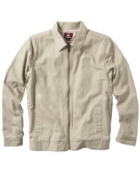 Look good with your layers this fall with this sherpa-lined jacket from Quiksilver. Look good with your layers this fall with this sherpa-lined jacket from Quiksilver.