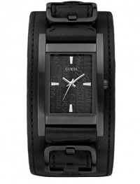 GUESS U95139G1 Bold Buckled Cuff Watch