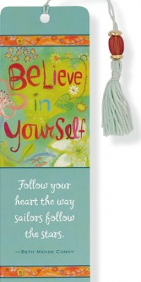 Believe In Yourself Beaded Bookmark Believe In Yourself Beaded Bookmark