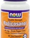 NOW Foods Policosanol 20mg Plus, 90 Vcaps