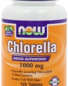 NOW Foods Chlorella 1000mg, 120 Tablets